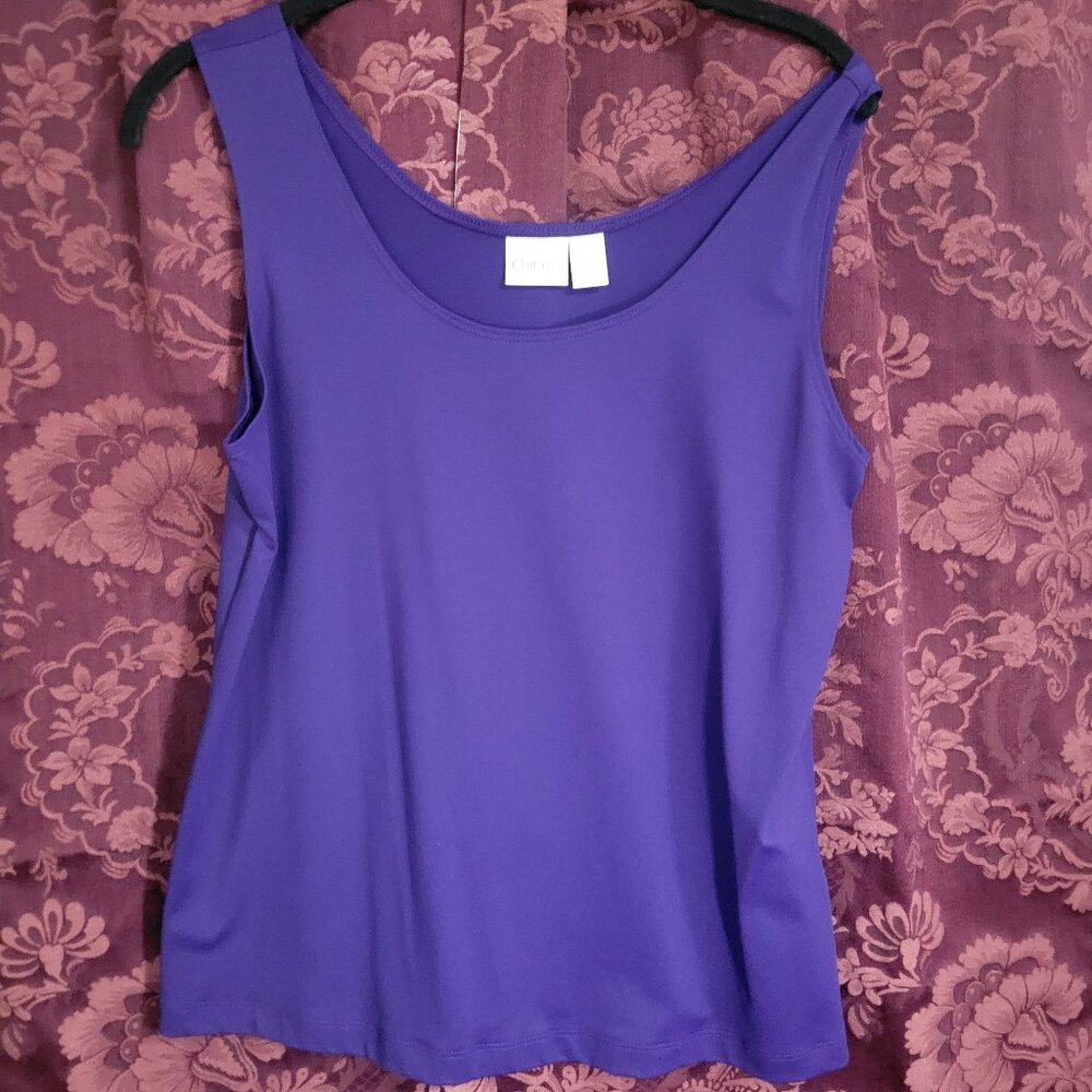 Chico's Size 2 Purple Tank Top